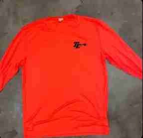 Safety Orange Dri Fit Long Sleeve